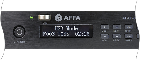 Режим плеера с USB-флеш-накопителя