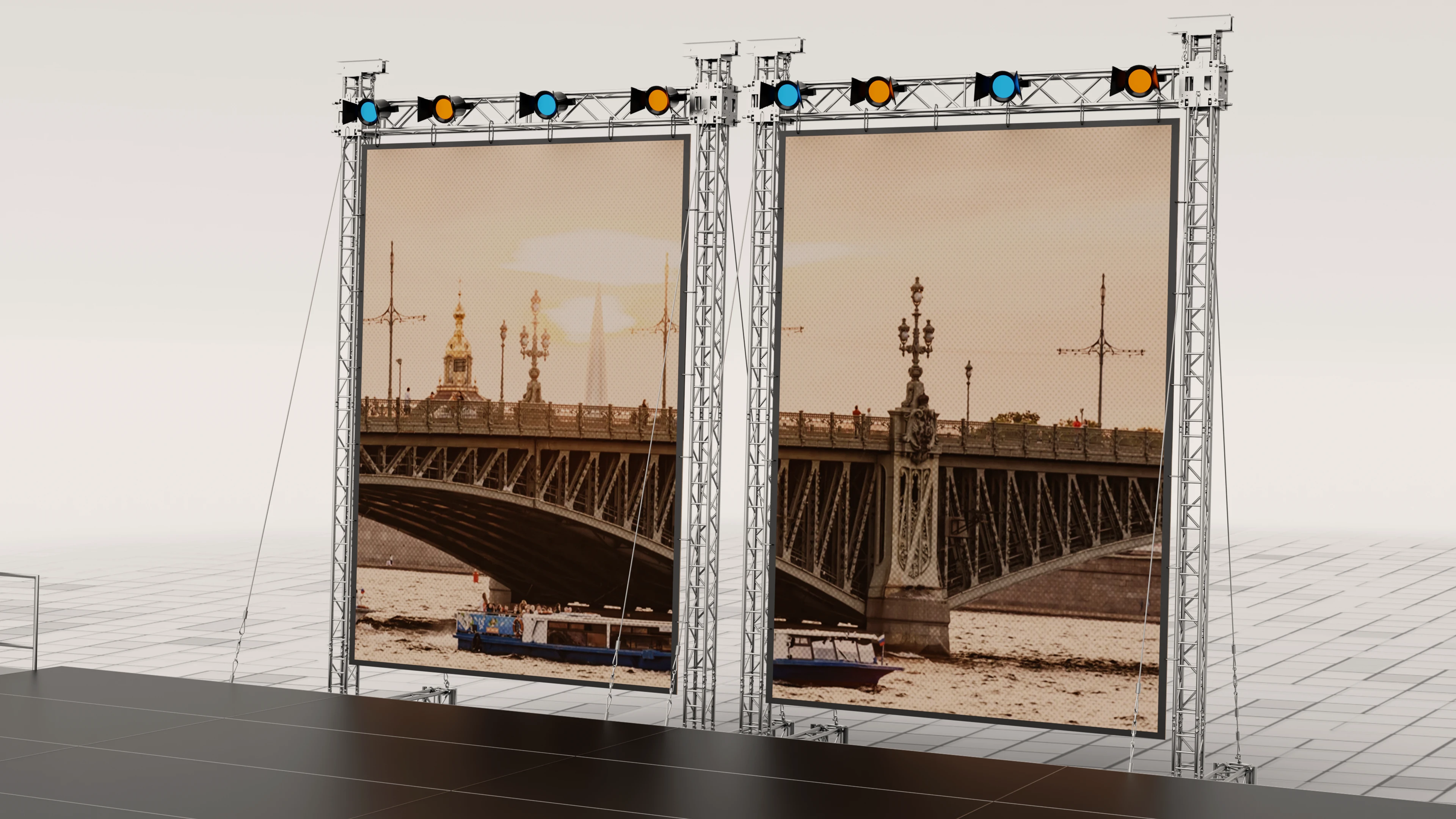 Рама для подвеса LED-экранов