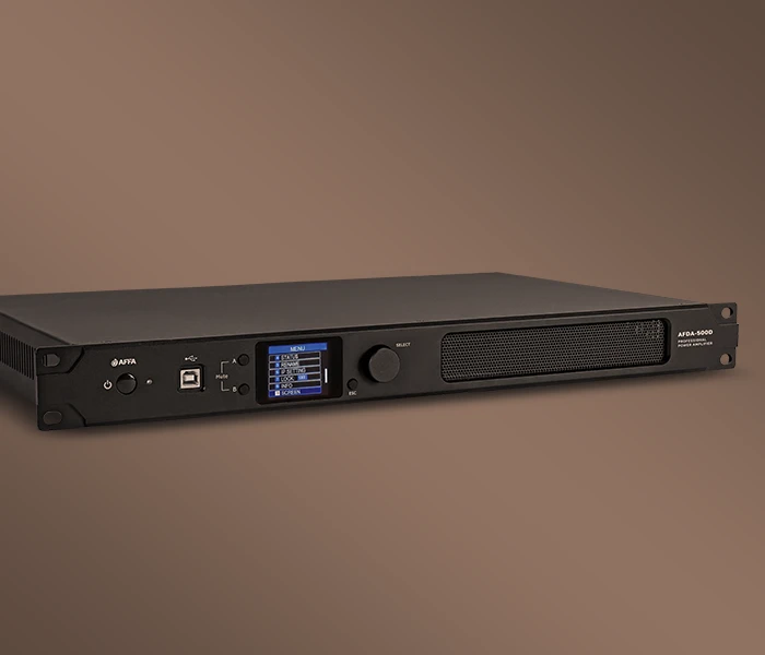 Цифровой усилитель AFDA-500D с поддержкой протокола Dante