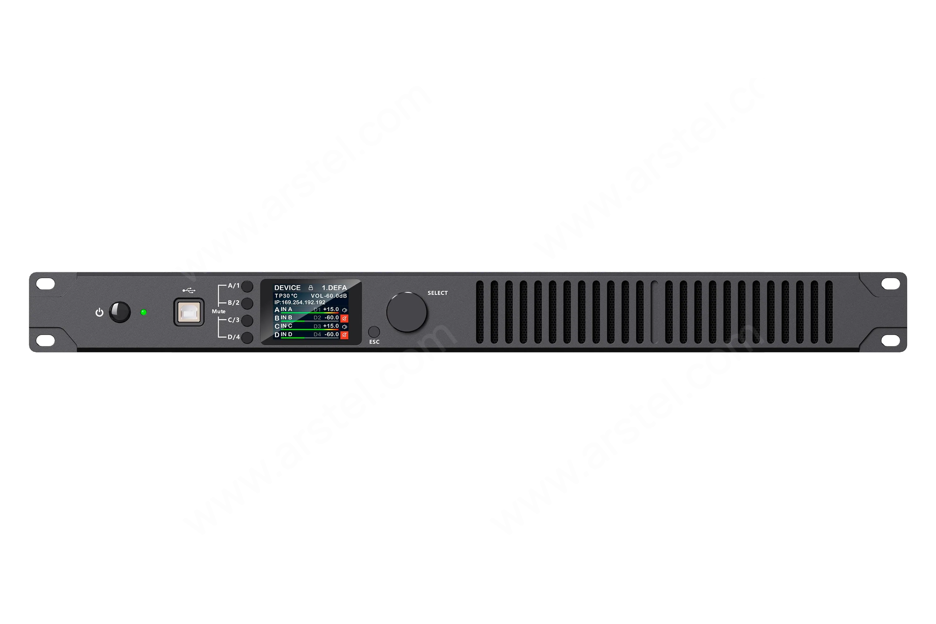 Цифровой усилитель мощности с интерфейсом AES67 AFDA-W600QA